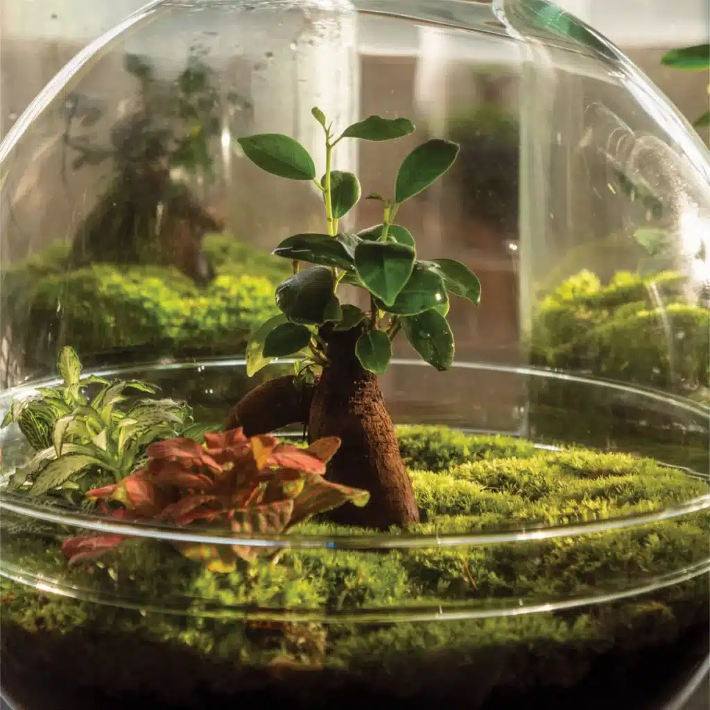 Terrarios de plantas: una pequeña jungla en casa